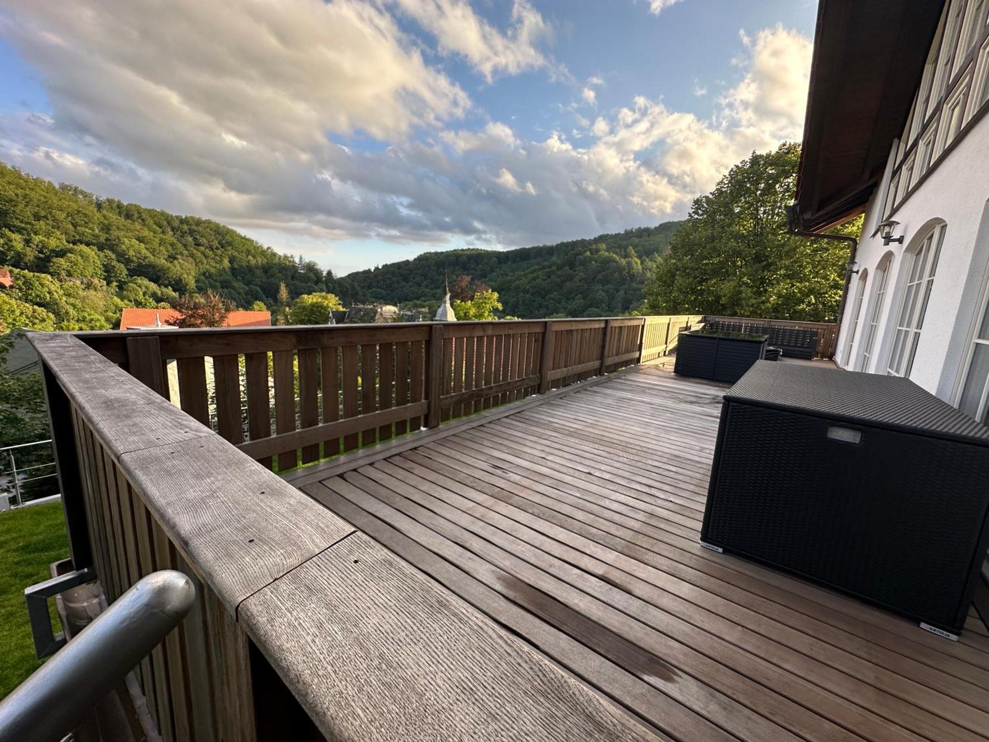 Ferienwohnung Blick Thyratal Stolberg i. Harz المظهر الخارجي الصورة